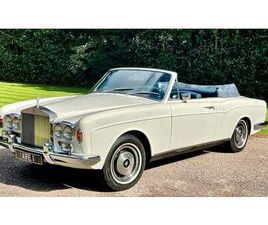 ROLLS ROYCE CORNICHE 1972 ROLLS ROYCE CORNICHE BLANC AUTOMATIQUE CONDUITE À DR...