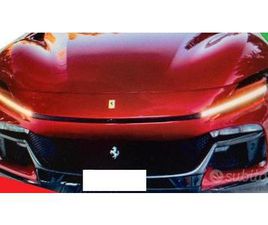 FERRARI PUROSANGUE 2 PEZZI-1 ORDINABILE- 1 PRONTA