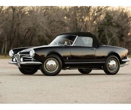 1958 ALFA ROMEO GIULIETTA SPIDER FOR SALE