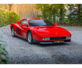 FERRARI TESTAROSSA 1986 FERRARI TESTAROSSA - 8000KM ! NEW!!!