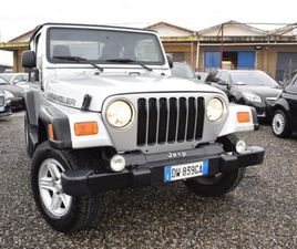 WRANGLER 3ª SERIE JEEP WRANGLER 4X4 - 2.4 143CV CAT SPORT - 3P CABRIO 4 POSTI - DA AMATORE