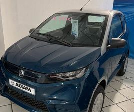 VOITURE SANS PERMIS AIXAM E-CITY BLEU NEUVE 100% ELECTRIQUE - GARANTIE 24 MOIS - BATTERIE 5.14KWH - AUTONOMIE 70KM
