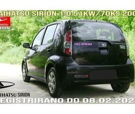 TOP DAIHATSU SIRION FULL OPREMA REGISTRIRAN DO 02.2024