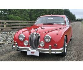 1961 JAGUAR MARK 2 ROUGE MANUEL, 4 VITESSES CONDUITE À DR...