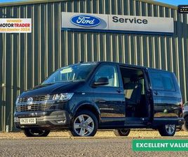 VOLKSWAGEN TRANSPORTER CREW CAB LWB L1H1 T32 150BHP KOMBI HIGHLINE ALLOYS AIR CON SENSORS EURO 6 S