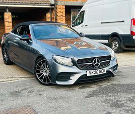 2.0 E300 AMG LINE NIGHT EDITION (PREMIUM PLUS) CABRIOLET G-TRONIC+ EURO 6 (START/STOP) 2DR