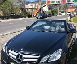 E KLASS CABRIO 2012 2.5NAFTE