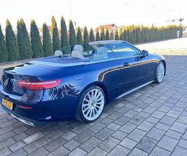 SHITET MERCEDES BENZ E220 (CABRIOLET/COUPE) 2018 , FULL OPSI