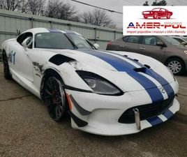 DODGE VIPER GTC DODGE VIPER GTC, 2017, 8.4L, OD UBEZPIECZALNI WARSZAWA