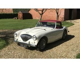 AUSTIN HEALEY 100 1954 AUSTIN-HEALEY 100 BLANC MANUEL, 3 VITESSES CONDUITE...
