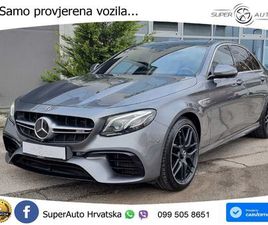 MERCEDES CLASSE E E 63 AMG MERCEDES AMG E 63 V8 4M+ AUT. 571 KS, U PDV-U REG 09/26 ACC+360+GR SJ, 2019 GOD.