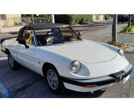 1989 ALFA ROMEO SPIDER (DUETTO) BLANC MANUEL, 5 VITESSES...