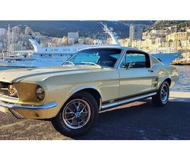 1967 FORD MUSTANG FASTBACK 67 GTA CODE S (390CI – 6,4L 320HP) A VENDRE