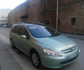 U SHITE PEUGEOT SW 307 BENZIN+GAZ