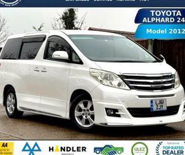 TOYOTA ALPHARD TOYOTA ALPHARD 240 X, 2.4 AUTO ULEZ 8 SEAT 61-12 FRESH IMPORT VERIFIED MILES , FINANCE AVAIL