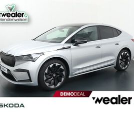 SKODA ENYAQ COUPE SKODA ENYAQ COUPÉ IV - 60 SPORTLINE 180 PK | PANORAMADAK | APPLE CARPLAY/ANDROID AUTO | NAVIGATIE | 21