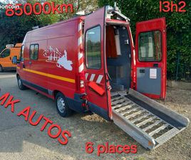 CITROËN JUMPER 2.2 HDI 100CV 2002. 7 PLACES ÉQUIPÉE RAMPE DE CHARGEMENT AMÉNAGÉ ISOLATION 85000KM MK AUTOS