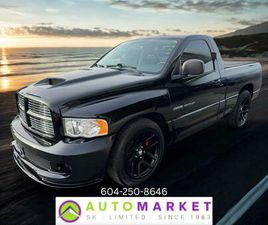 DODGE RAM SRT-10 USED 2004 DODGE RAM 1500 **BLOWOUT SALE**SRT-10 / 6 SPD. MANUAL 500+HP! INSPECTED&WRNTY!