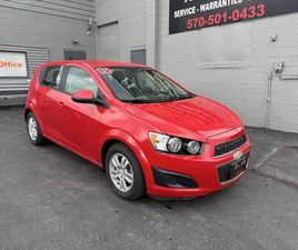 CHEVROLET SONIC USED 2012 CHEVROLET SONIC 1LS