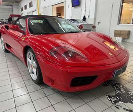 360 SPIDER F1 | UNIPROPRIETARIO