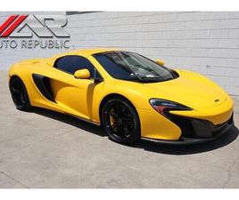 USED 2015 MCLAREN 650S 2DR CONV SPIDER W/ALL MAJOR SERVICES JUST COMPLETED