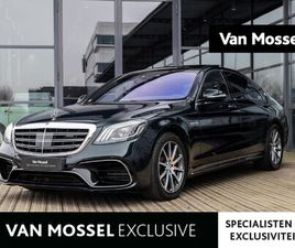MERCEDES-BENZ S-KLASSE AMG 63 4MATIC+ LANG PREMIUM PLUS | SMARAGDGROEN | STOELMASSAGE | STOELVENTILATIE | BURMESTER | SOFTCLOSE | MULTIBEAM | RIJ-ASSISTENTIEPAK