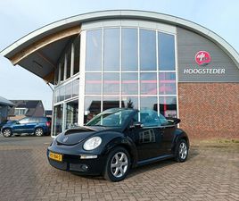 VOLKSWAGEN NEW BEETLE CABRIOLET - 1.6 HIGHLINE, LEER, STOELVERWARMING