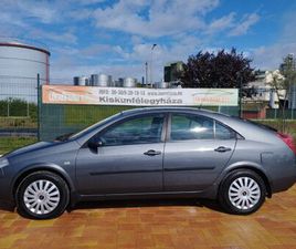 NISSAN PRIMERA NISSAN PRIMERA 1.8 VISIA MY 04 MÜSZAKI: NINCS KM: 374.525! ICEHIDEGKLIMA, ABS, ESP, SZERVÓ, ÜLÉSFÜTÉS, JOÓ GUMIKKAL, ROZSDAMENTES KASZNI!
