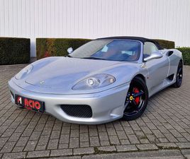 FERRARI 360 MODENA SPIDER 3.6I V8 40V F1