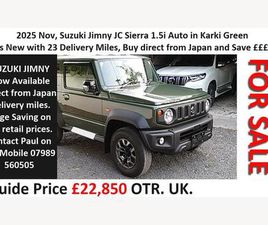 JC SIERRA 1.5I AUTO, 23 DELIVERY MILES.