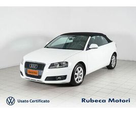 AUDI A3 CABRIO AUDI A3 CABRIO 1.9 TDI F.AP. ATTRACTION DEL 2008 USATA A CITTA' DELLA PIEVE
