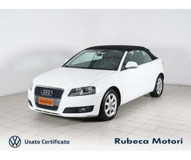 AUDI A3 CABRIO 1.9 TDI F.AP. ATTRACTION DEL 2008 USATA A CITTA' DELLA PIEVE