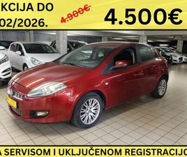 FIAT BRAVO FIAT BRAVO 1,4 16V / JAMSTVO + REGISTRACIJA, 2010 GOD.
