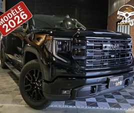 G.M.C SIERRA 1500 2026 EN ARRIVAGE // - 79 600 € HT -ELEVATION X31 PRIVILÈGE 5.3L V8 ECOTEC3 CREW CAB - GARANTIE 24 MOIS