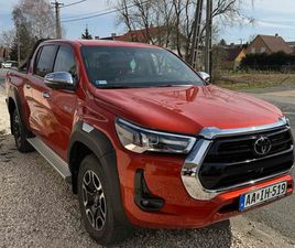 TOYOTA HILUX DOUBLE CABINE 2.8 D-4D 4X4 D/C ACTIVE AUT., 4 AJTÓ, 6 FOKOZATÚ TIPTRONIC VÁLTÓ