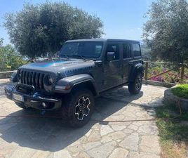JEEP WRANGLER UNLIMITED 2.0 ATX PHEV RUBICON 4XE AUTO DEL 2022 USATA A ALESSANDRIA