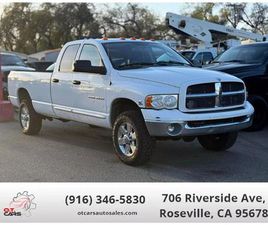 DODGE RAM 2500 2005 DODGE RAM 2500 LARAMIE QUAD CAB 4WD