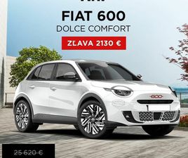 FIAT 600 DOLCE COMFORT ZA 22 900 €