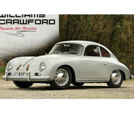 PORSCHE 356 A 1957 PORSCHE 356 ARGENT MANUEL, 4 VITESSES CONDUITE À DRO...