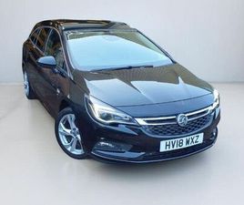 VAUXHALL ASTRA 2018 VAUXHALL ASTRA 1.4I 16V TURBO SRI (150PS) (START/STOP) SPORT TOURER AUTO