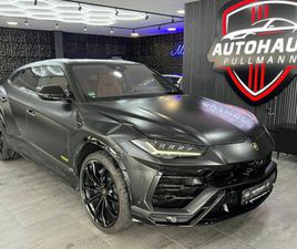 LAMBORGHINI URUS 4.0 V8 - TOIT PANO - SIÈGES MASSANTS - CAMERA 360° - PREMIÈRE MAIN - SUIVI COMPLET