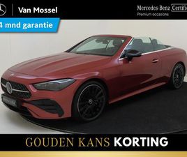 MERCEDES CLE CABRIOLET MERCEDES-BENZ CLE CABRIOLET 200 AMG LINE PREMIUM /RIJASSISTENTIEPAKKET PLUS /LEDER /DIGITAL LIGHT /BURMESTER /360 CAMERA
