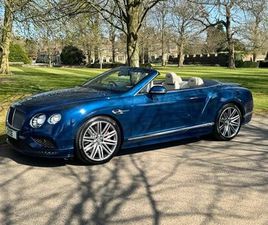 BENTLEY CONTINENTAL 6.0 W12 GTC SPEED