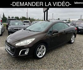 PEUGEOT 308CC 1.6 120CH SPORT CABRIOLET - SUIVIE COMPLET
