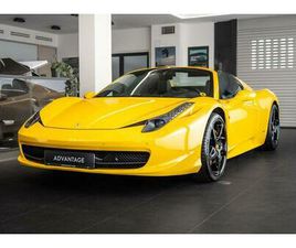 FERRARI 458 4497 CCM, 416 KW, BENZIN KABRIOLET - KABRIOLET BENZIN