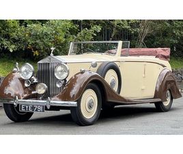 ROLLS ROYCE 25 30 1938 ROLLS ROYCE 25/30 MARRON MANUEL CONDUITE À DROITE IN...