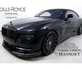 ROLLS ROYCE SPECTRE USED 2024 ROLLS-ROYCE SPECTRE W/ SPECTRE LAUNCH PACKAGE CHARLOTTE NC 28217