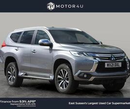 MITSUBISHI PAJERO 2.4D 4 SUV 5DR DIESEL AUTO 4WD EURO 6 (181 PS) | 4X4|APPLE|R/CAM|CRUISE SUV AUTOMATIC DIESEL