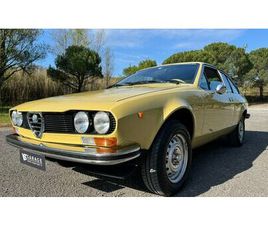ALFA ROMEO ALFETTA 1974 ALFA ROMEO ALFETTA JAUNE MANUEL, 5 VITESSES CONDUITE...
