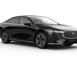 MAZDA 6E 5HB EV 80 KWH LONG RANGE 245 HP TAKUMI PLUS IN JET BLACK MET NAPPA LEDER TAN EN SUEDE